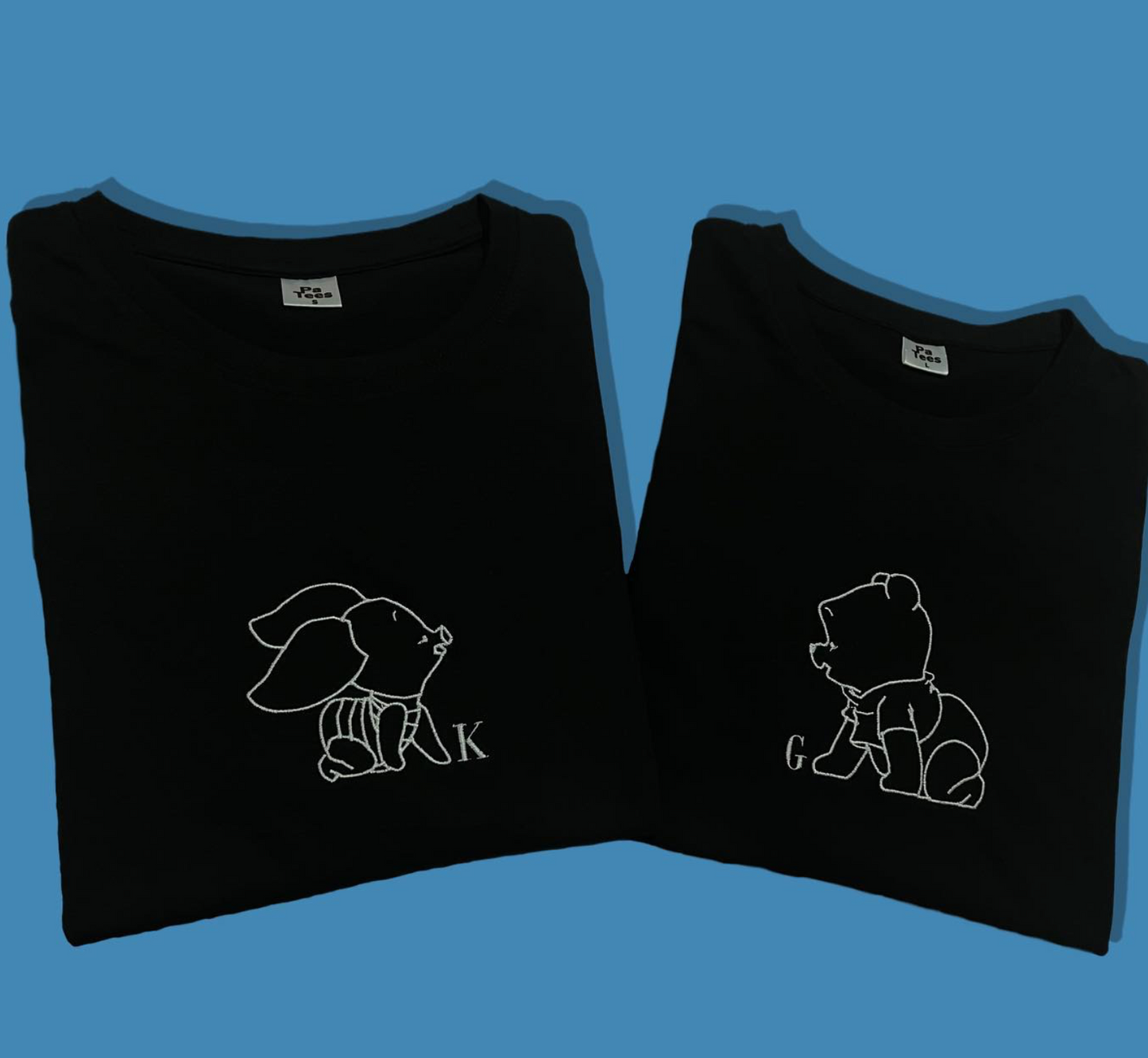 T-shirts Brodés Personnalisés – Cadeau d’Amour